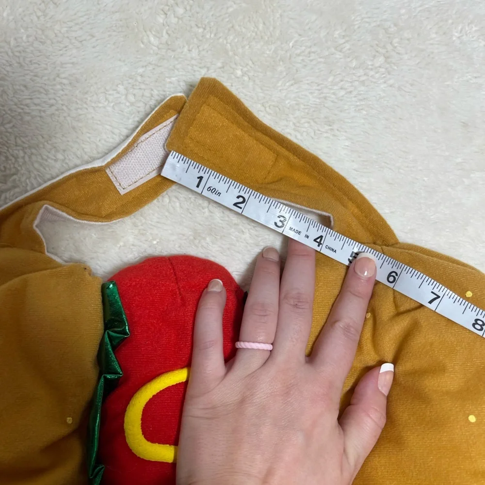 Hot Dog Costume for Dogs - Red and Tan